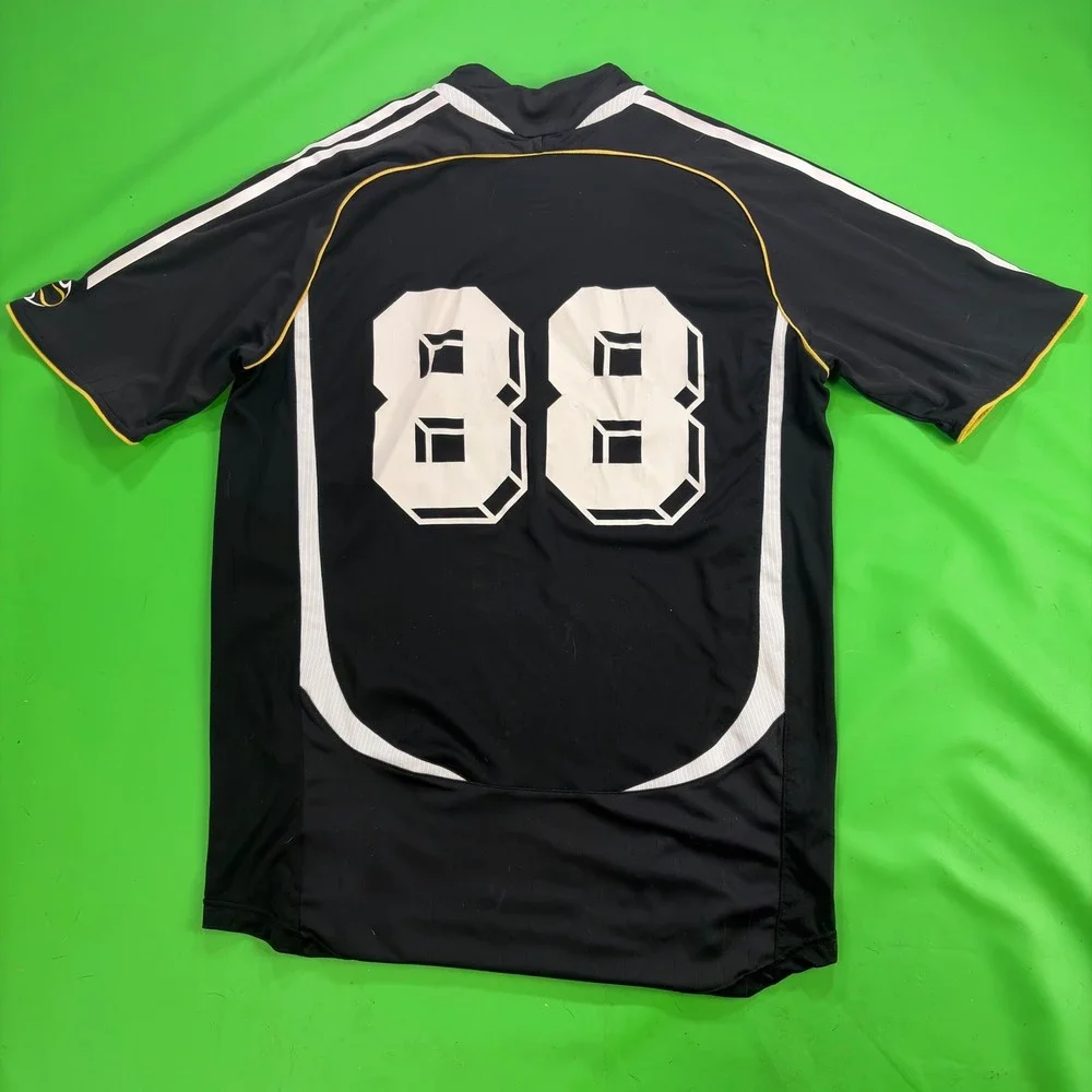 VTG '06 Adidas BRSC Jersey Mens L Black Baton Rouge Soccer Club #88 Sportswear